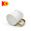 Promotional coffee electroplating ceramic cups and mugs for restaurant